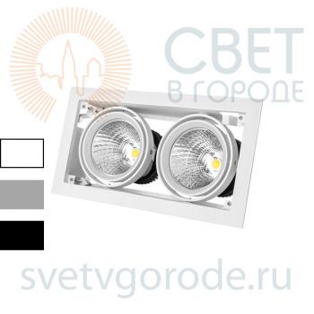 Светодиодный карданный светильник PIXI-2 2x25-40вт